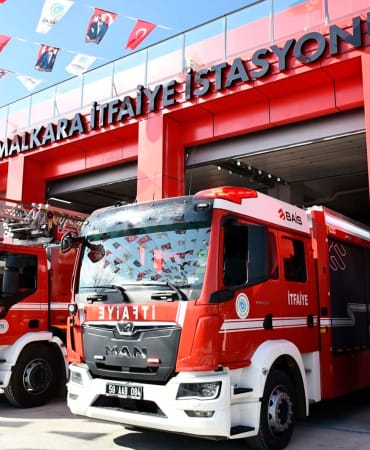 Malkara İtfaiye İstasyonu Yeni Binasına Kavuştu