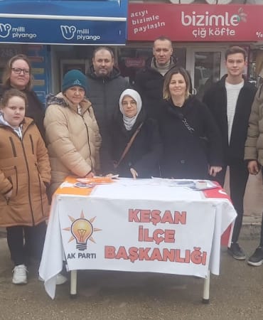 AK Parti Keşan İlçe Teşkilatı'ndan Büyük Kongreye Davet