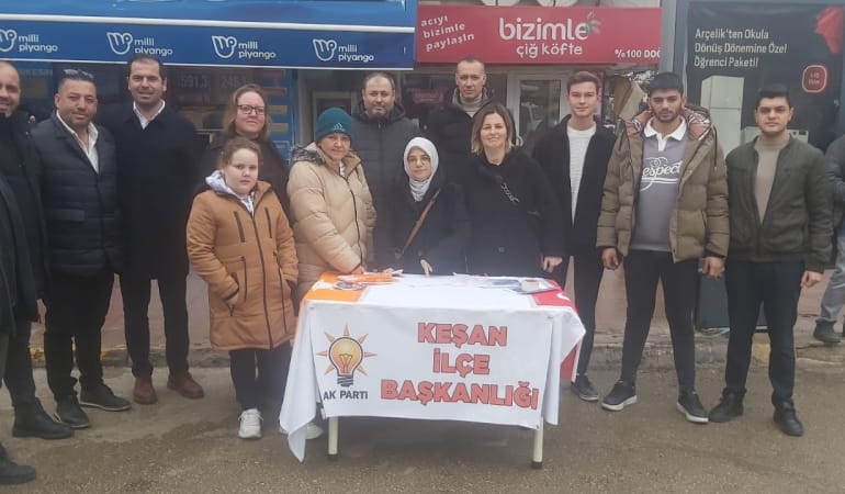 AK Parti Keşan İlçe Teşkilatı’ndan Büyük Kongreye Davet