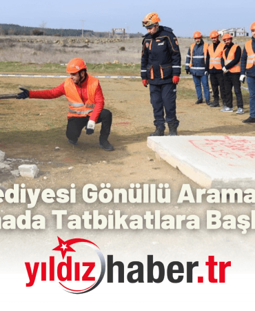 Keşan Belediyesi Gönüllü Arama-Kurtarma Ekibi Sahada Tatbikatlara Başladı