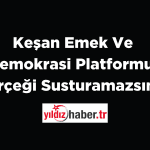 Keşan Emek Ve Demokrasi Platformu: Gerçeği Susturamazsınız!