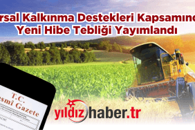 Kırsal Kalkınma Destekleri Kapsamında Yeni Hibe Tebliği Yayımlandı