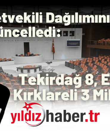 YSK Milletvekili Dağılımını Güncelledi