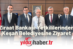 Ziraat Bankası Yetkililerinden Keşan Belediyesine Ziyaret