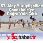 57. Alay Yürüyüşçüleri Çanakkale'ye Doğru Yola Çıktı