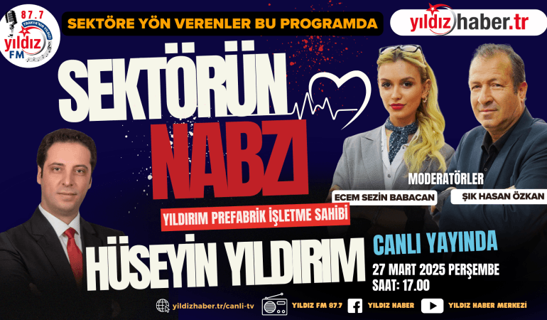 “Sektörün Nabzı”nda Hüseyin Yıldırım Canlı Yayında!