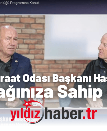 Keşan Ziraat Odası Başkanı Hasan Şen “Toprağınıza Sahip Çıkın!”