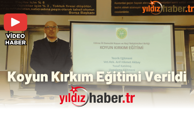 Koyun Kırkım Eğitimi Verildi
