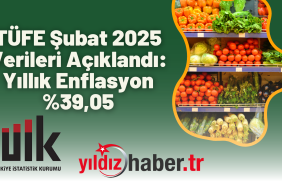 TÜFE Şubat 2025 Verileri Açıklandı Yıllık Enflasyon ,05