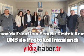 Keşan Bakkal ve Manavlar Odası, QNB Keşan Şubesi ile Protokol İmzaladı (1)