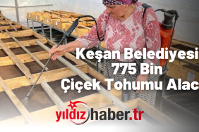 Keşan Belediyesi 775 Bin Çiçek Tohumu Alacak