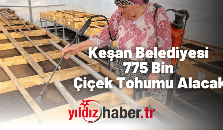 Keşan Belediyesi 775 Bin Çiçek Tohumu Alacak