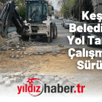 Keşan Belediyesi Yol Tamirat Çalışmaları Sürüyor