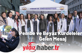 Pembe ve Beyaz Kurdelelerle Gelen Mesaj
