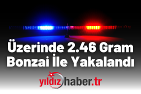 Üzerinde 2.46 Gram Bonzai İle Yakalandı