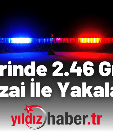 Üzerinde 2.46 Gram Bonzai İle Yakalandı