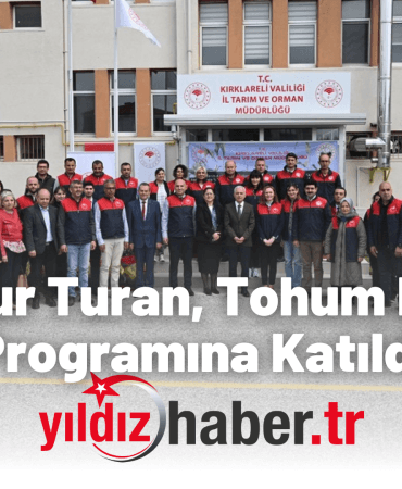 Vali Uğur Turan, Tohum Dağıtım Programına Katıldı