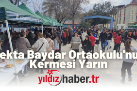 Yekta Baydar Ortaokulu'nun Kermesi Yarın