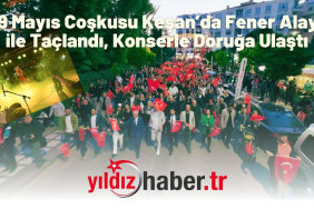 19 Mayıs Coşkusu Keşan’da Fener Alayı ile Taçlandı, Konserle Doruğa Ulaştı