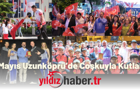 19 Mayıs Uzunköprü’de Coşkuyla Kutlandı