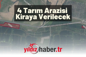 4 Tarım Arazisi Kiraya Verilecek