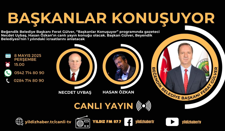 Başkan Ferat Gülver, “Başkanlar Konuşuyor” Programında Halkla Buluşuyor