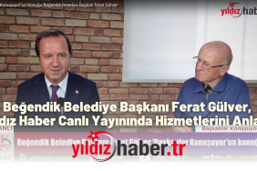 Beğendik Belediye Başkanı Ferhat Gülver, Yıldız Haber Canlı Yayınında Hizmetlerini Anlattı