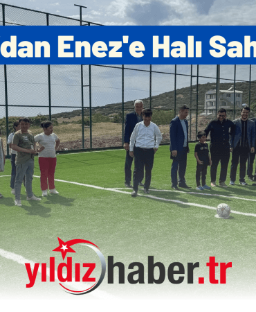 Belgin İba'dan Enez'e Halı Saha Ziyareti