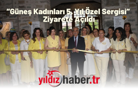 “Güneş Kadınları 5. Yıl Özel Sergisi” Ziyarete Açıldı