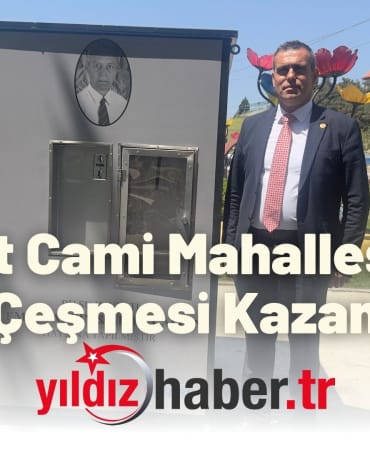 İspat Cami Mahallesi’ne Hayır Çeşmesi Kazandırıldı