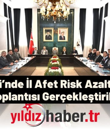 Kırklareli’nde İl Afet Risk Azaltma Planı Toplantısı Gerçekleştirildi