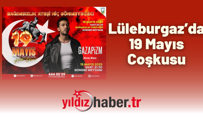 Lüleburgaz’da 19 Mayıs Coşkusu