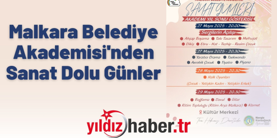 Malkara Belediye Akademisi’nden Sanat Dolu Günler