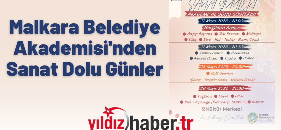 Malkara Belediye Akademisi'nden Sanat Dolu Günler