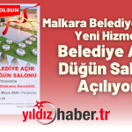 Malkara Belediyesi'nden Yeni Hizmet Belediye Açık Düğün Salonu Açılıyor!