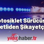 Motosiklet Sürücüsü, Bisikletliden Şikayetçi Oldu