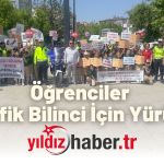 Öğrenciler Trafik Bilinci İçin Yürüdü