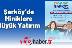 Şarköy’de Miniklere Büyük Yatırım