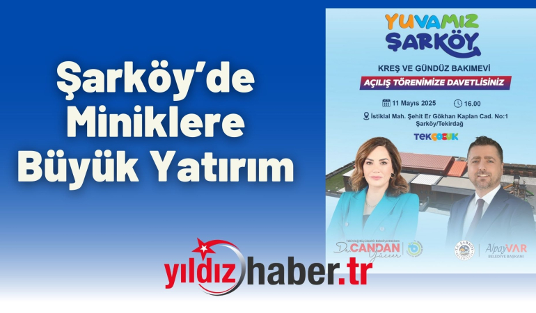 Şarköy’de Miniklere Büyük Yatırım