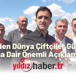 Sevgili'den Dünya Çiftçiler Günü'nde Tarıma Dair Önemli Açıklamalar