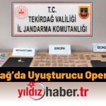 Tekirdağ’da Uyuşturucu Operasyonu