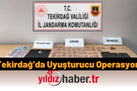 Tekirdağ’da Uyuşturucu Operasyonu
