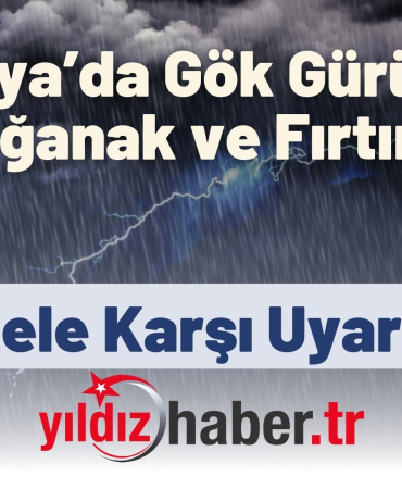 Trakya’da Gök Gürültülü Sağanak ve Fırtına Alarmı! Ani Sele Karşı Uyarı Geldi