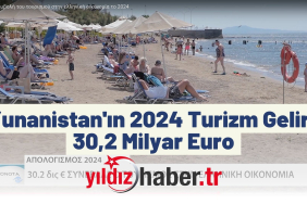 Yunanistan'ın 2024 Turizm Geliri 30,2 Milyar Euro