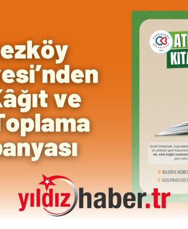 Çerkezköy Belediyesi’nden Atık Kâğıt ve Kitap Toplama Kampanyası