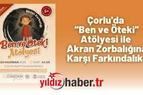 Çorlu'da “Ben ve Öteki” Atölyesi ile Akran Zorbalığına Karşı Farkındalık!