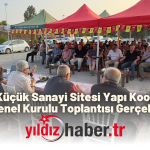 Keşan Küçük Sanayi Sitesi Yapı Kooperatifi Olağan Genel Kurulu Toplantısı Gerçekleştirildi