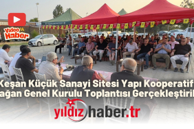 Keşan Küçük Sanayi Sitesi Yapı Kooperatifi Olağan Genel Kurulu Toplantısı Gerçekleştirildi