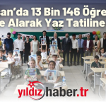 Keşan’da 13 Bin 146 Öğrenci Karne Alarak Yaz Tatiline Girdi
