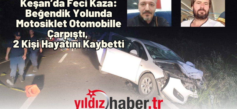 Keşan’da Feci Kaza